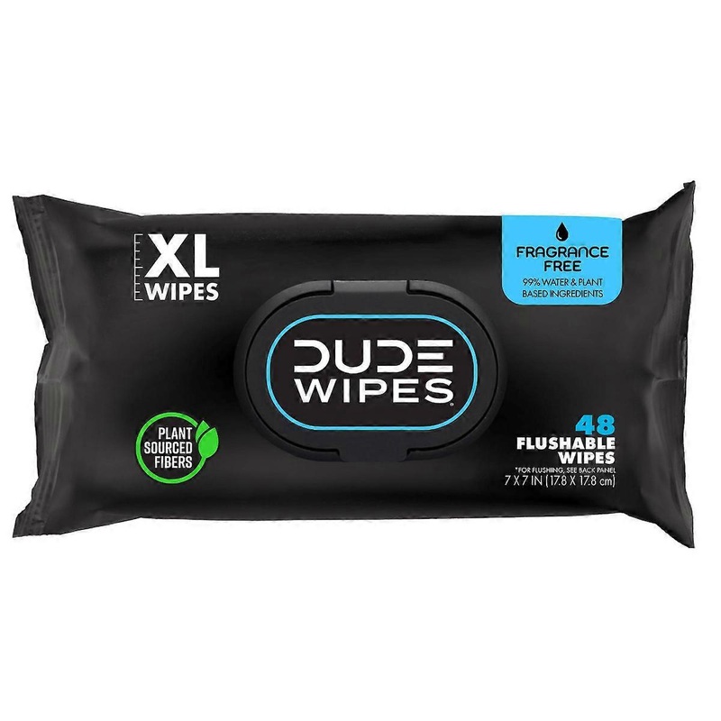 Dude Wipes Fragrance-free Flushable Personal Wipes – 48ct