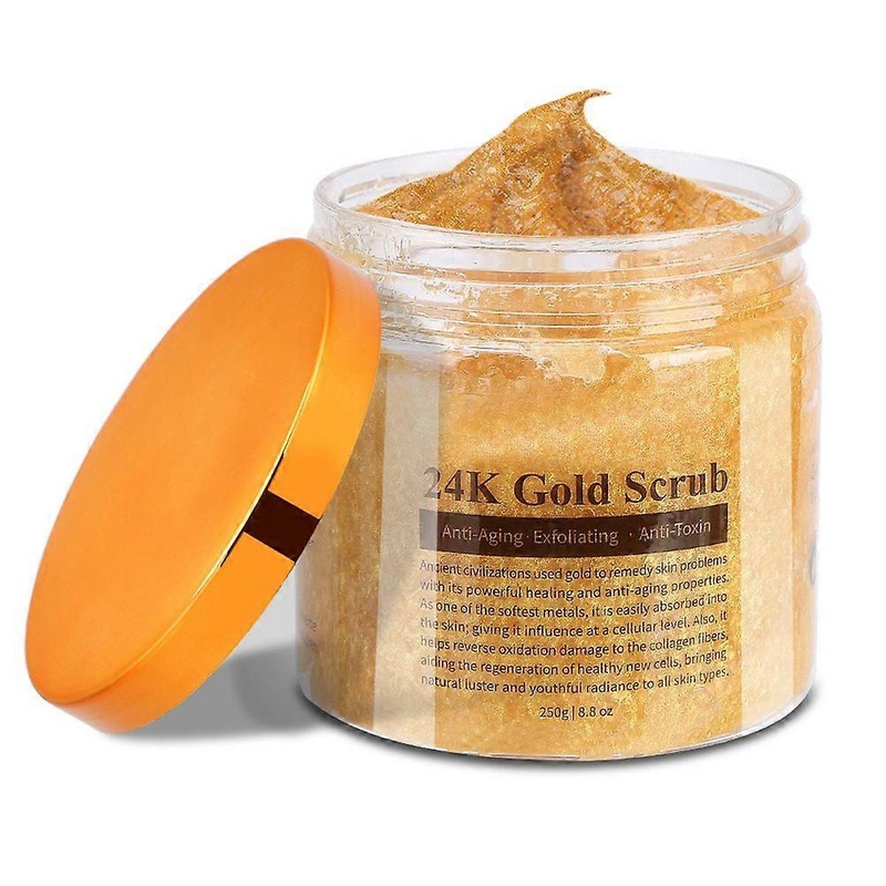 MELAO Pure 24K Gold Anti  Wrinkle Body Scrub Exfoliating Body Scrub Bath Salt