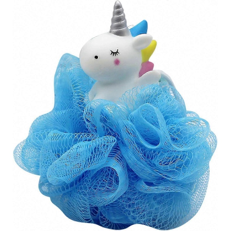 Unicorn shower net shower ball silk exfoliating bath sponge children’s body cleaner