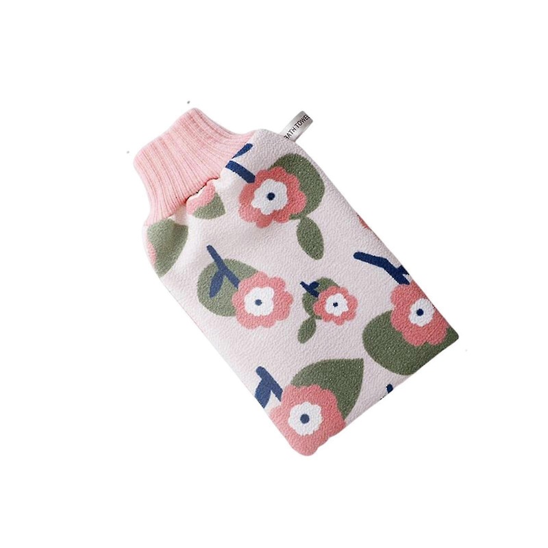 Women’s Exfoliating Shower Gloves Double-sided Painless Scrubbing Bath Mitt for