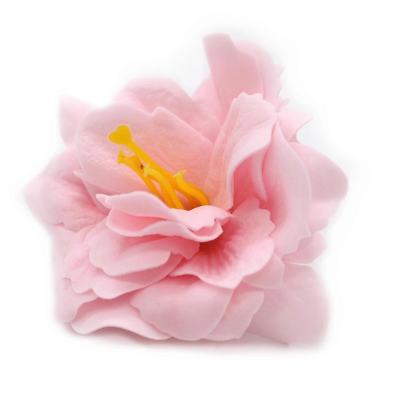 10x of Craft Soap Flower Small Peony Pink Craft Soap Flowers