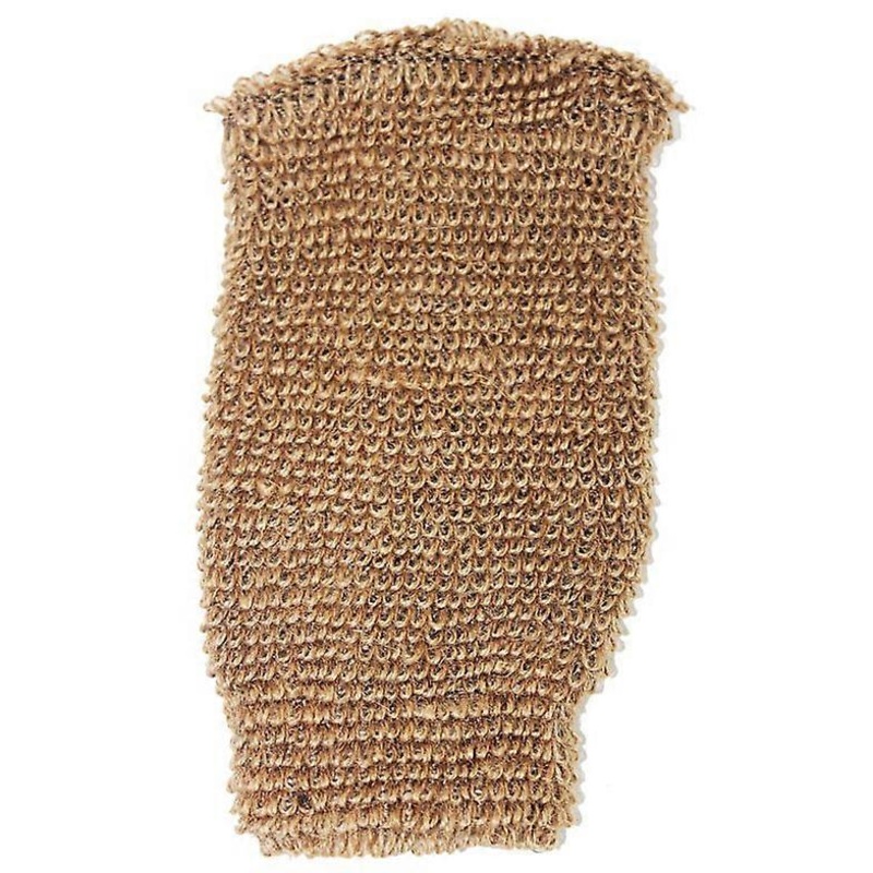 Snug Jute Mitt Brown Luxurious Bathing Accessories