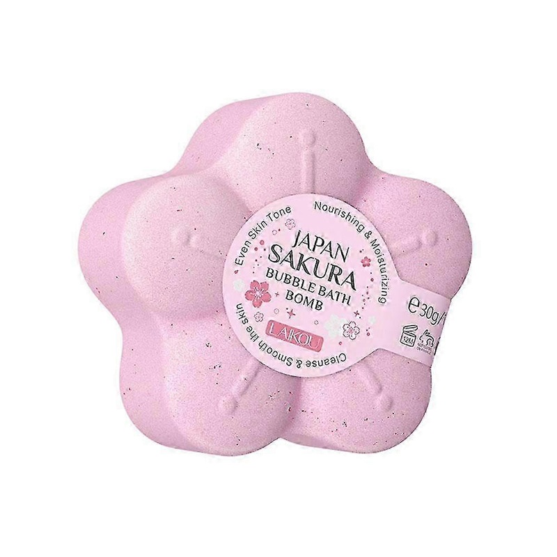 2025 Sakura-Bath Bomb CherryBlossom Bath Salt Ball Body Cleansing Moisturising