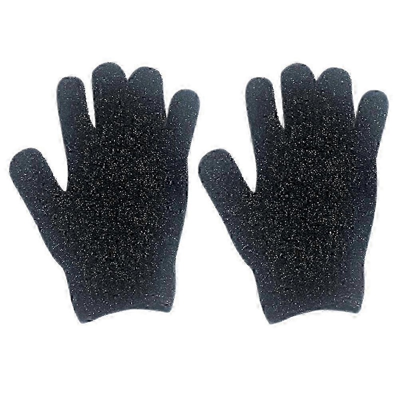 2 PCS Exfoliating Bath Gloves & Shower Mitts for Men – Deep Cleaning Washcloths for Body Scrub & Skin Care