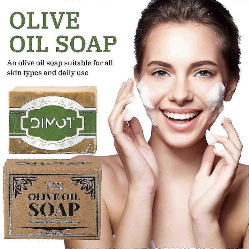 2025 Organic Olive Oil Soap Bar – Bar Organic Handmade Natural Soap Bar Vegan Formula, Cruelty-Free Natural Skincare Skin Types