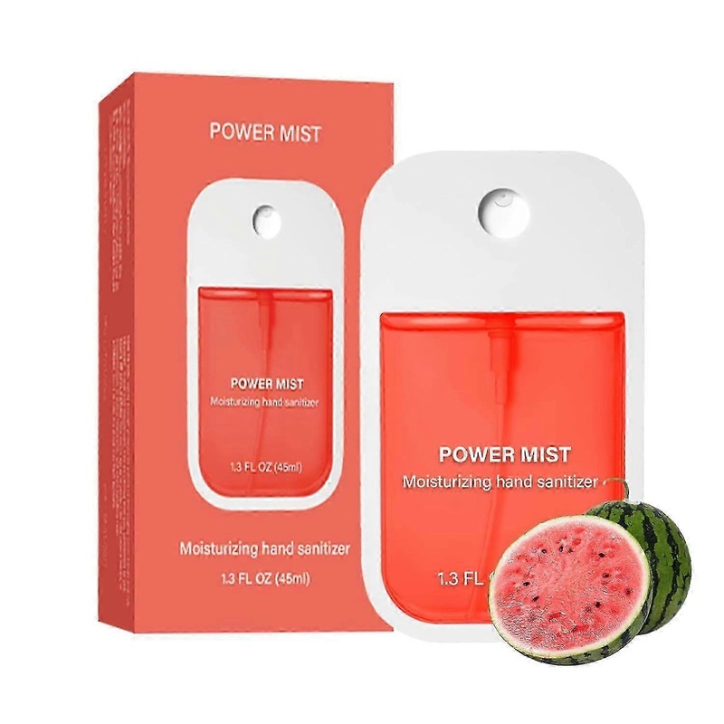 Power Mist Hydrating Hand Sanitizer Spray, Portable Travel-Size Hand Sanitizer Spray, 500-Sprays EachSuitable for Both Adults and Children (Strawberry
