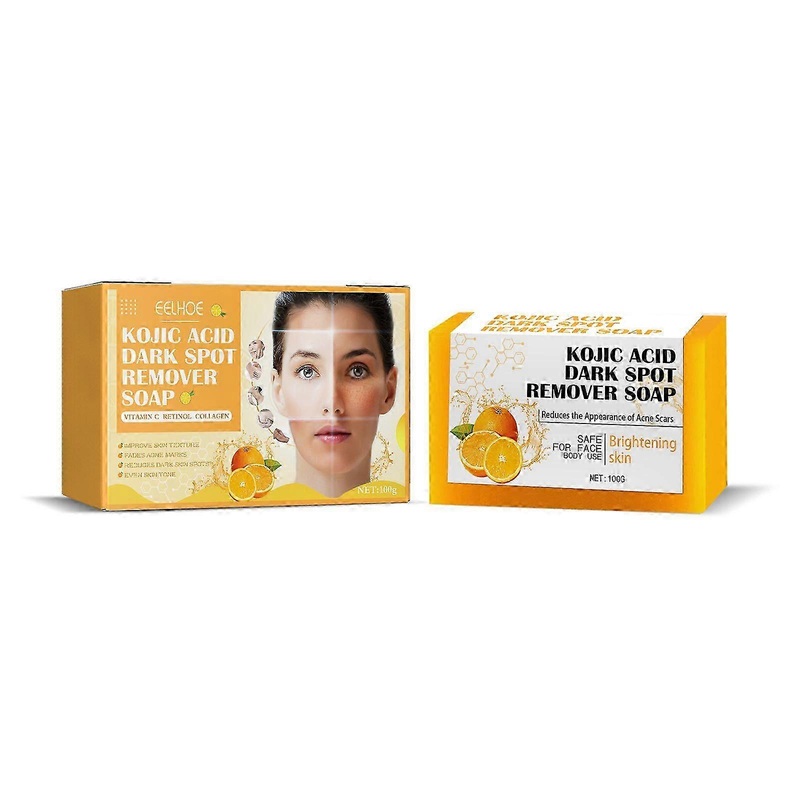 2025 Turmeric Soap Bar for Face and Body  Natural Lemon and Turmeric Deep Cleansing Exfoliating Scrub for All Skin