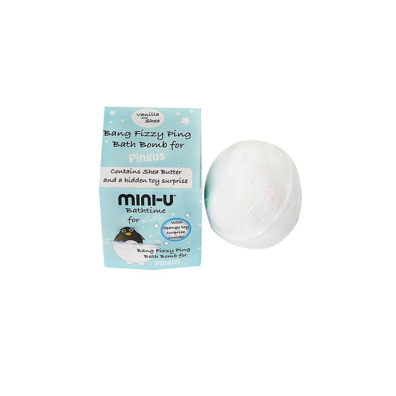 Mini-U Bang Fizzy Pink bath bomb white 50g