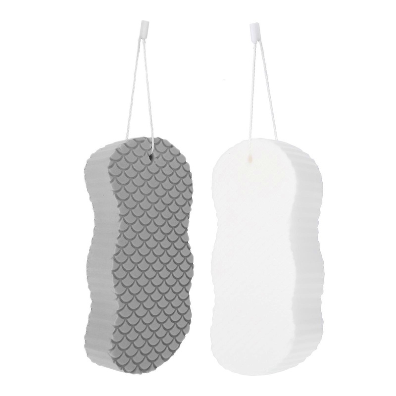 Soft Bath Sponges   Gentle Cleansing & Exfoliation for Newborn Skin Care | 2 Pack Durable Shower Scrubbers for Comfortable Massage & Daily Bathing Use