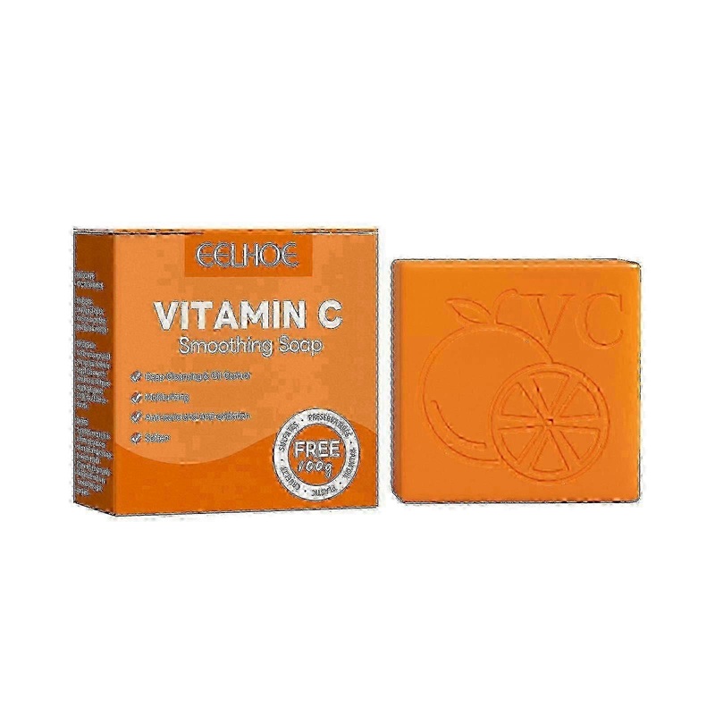 Vitamin C Whitening Soap For Blemish Reduction Deep Clean Moisturizing And BrighTening Skin Beauty Soap