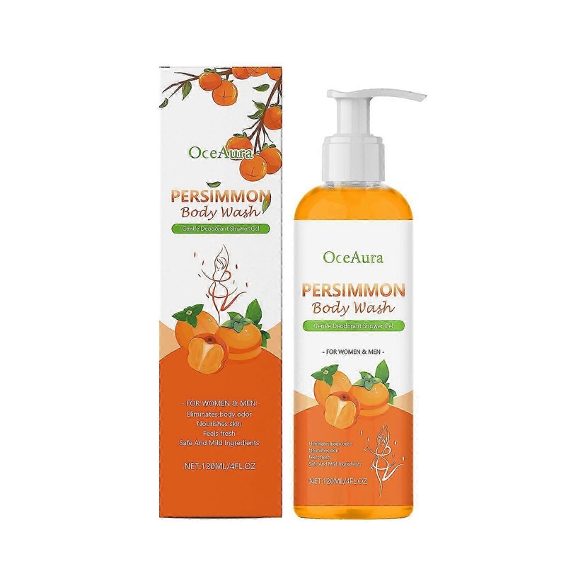 1-3pcs Persimmon Body Wash for Odor Control, Eliminates Body Odor
