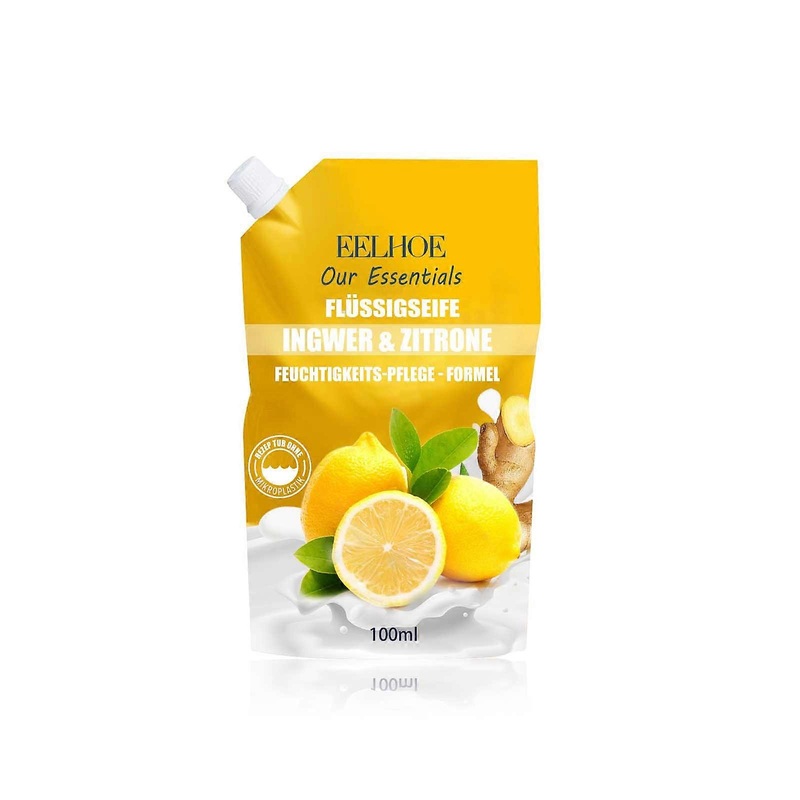 Liquid Soap Supplement Pack With Ginger And Lemon Moisturizing Hand Protection 100ml Sunshine29