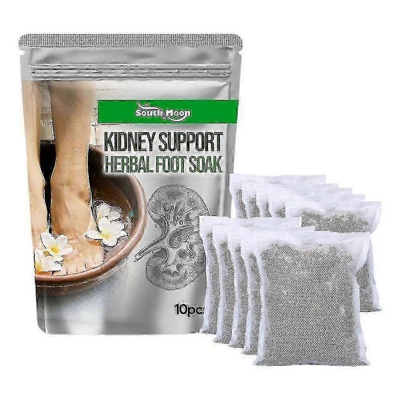 Purecleanse Kidney Support Herbal Foot Soak, Lymphatic Drainage Ginger Foot Soak