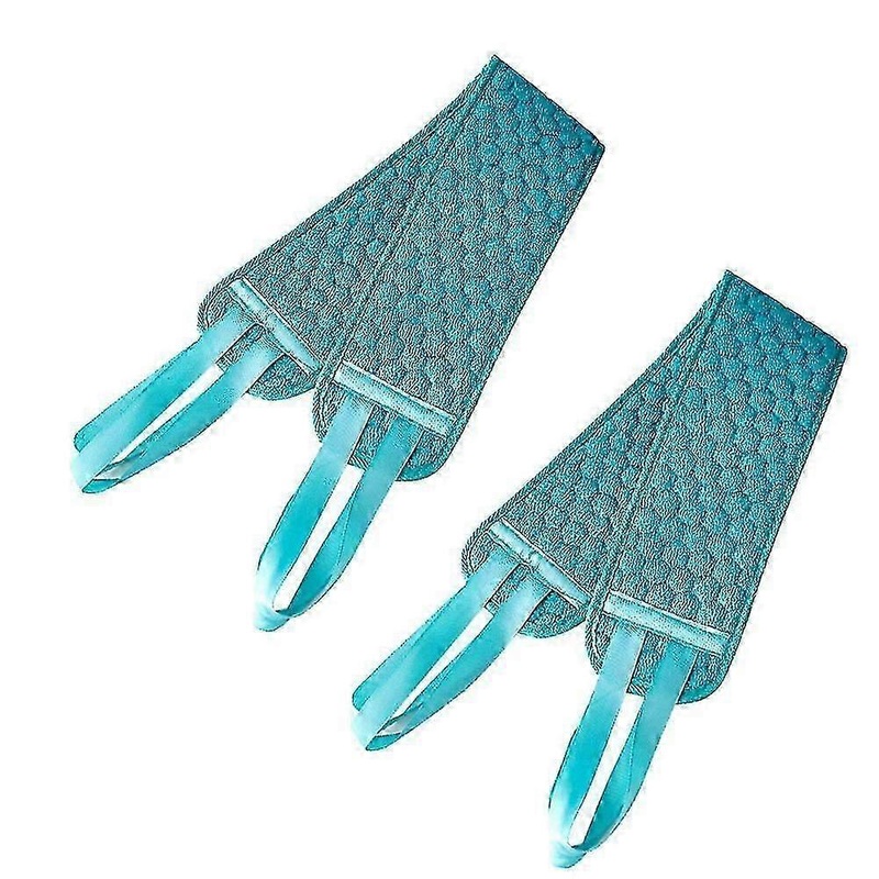 Ultimate Exfoliating Back Scrubber & Sponge Pad Set for Deep Clean, Skin