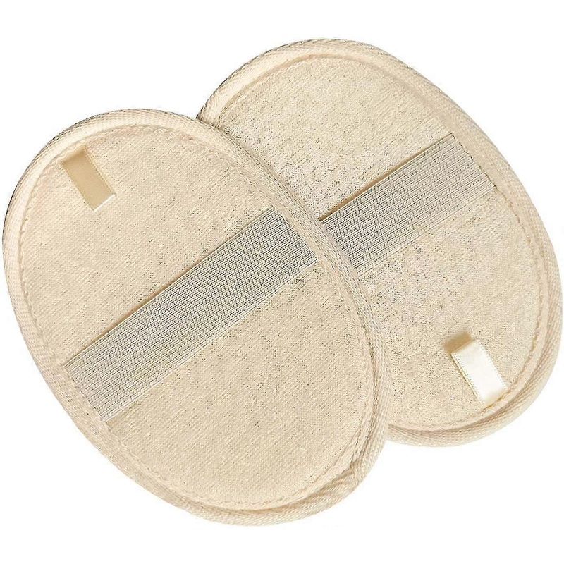 2-pack Natural Luffa Exfoliating Sponges For Men And Women – Gentle Skin Care