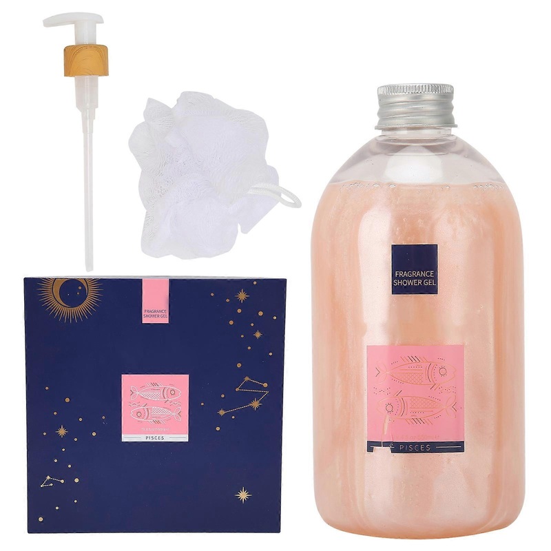 OU LIYUAN Shower Gel Skin Cleaning Deep Moisture Creamy Shower Cleanser Floral Fragrance 550ML