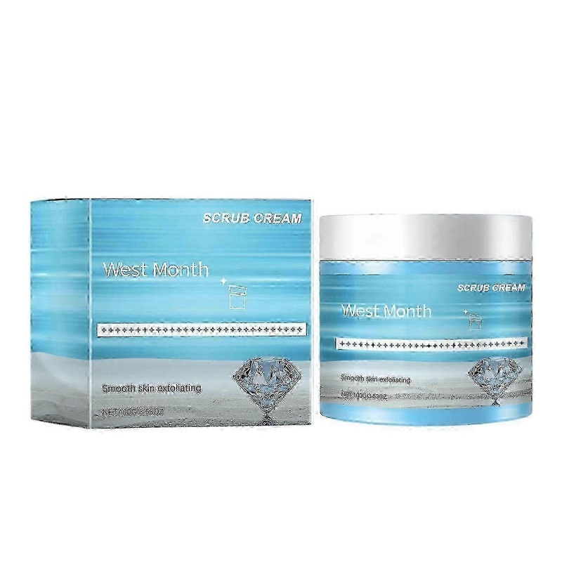 West&Month Exfoliating Body Scrub Cleanses the Skin, Removes Dead Skin, Smoothes and Brightens