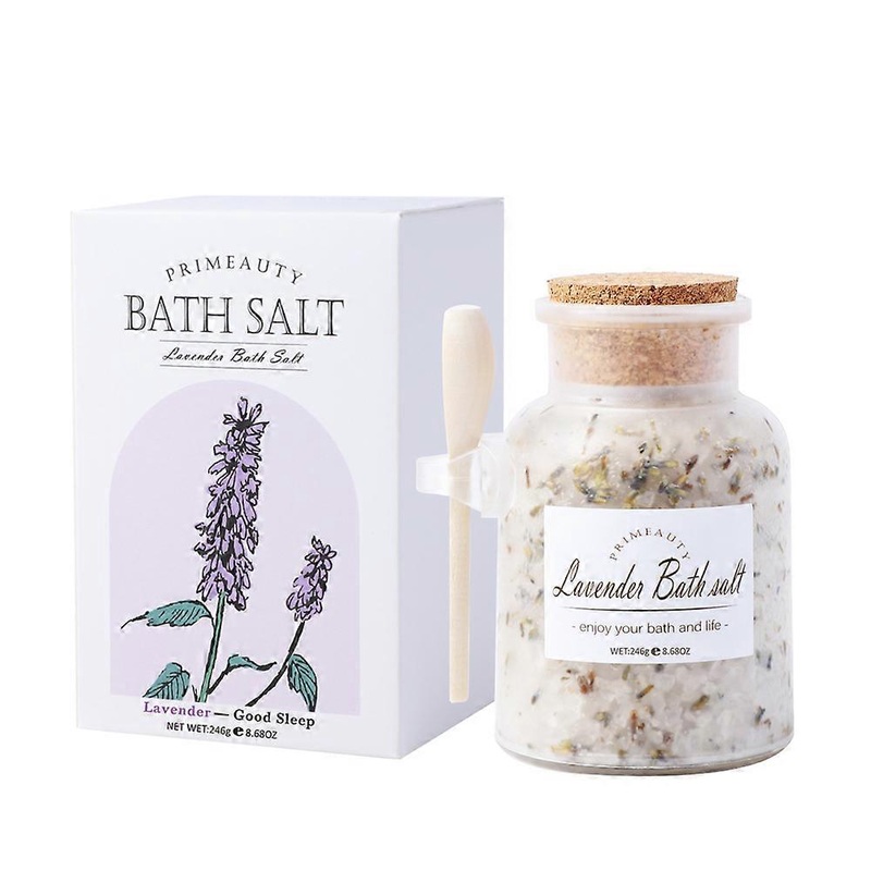 1-3pcs Bath salt Dried Flower Bath Salt  Moisturizing Skin, Medium Coarse Salt for Bathing and Foot Soaking