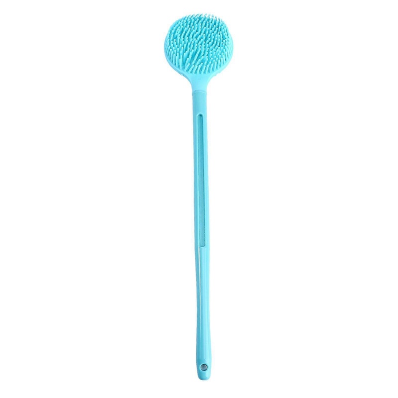 1pc Shower Brush Silicone Exfoliating Brushes Back Scrubber Bathing Accessories