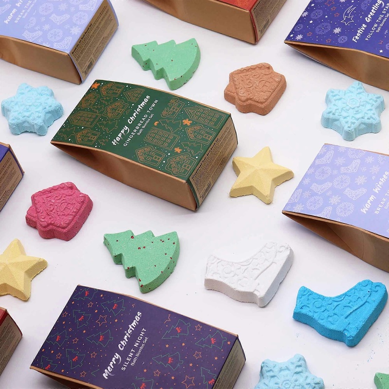 Bath Bomb Silent Night Christmas Bath Bomb Gift Pack