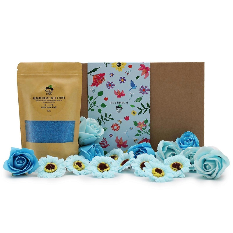 Wild Hare Salt  Flowers Total Unwind Bathroom Luxury