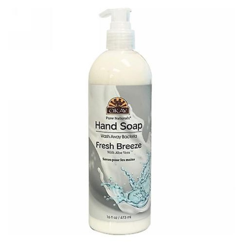 Okay Pure Naturals Hand Soap Liquid, Aloe Vera 16 Oz (Pack of 1)
