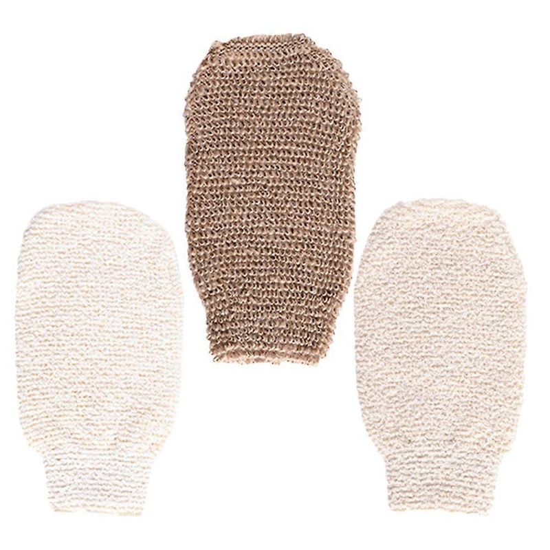 Skin Cleansing Mittens 15 Pcs Assorted Color Household Body Exfoliator With Reusable Structure Design