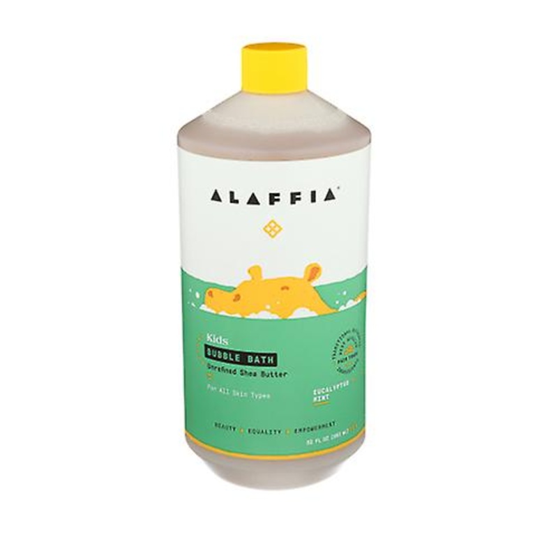 Alaffia Bubble Bath for Babies Eucalyptus Mint, 32 Oz (Pack of 1)