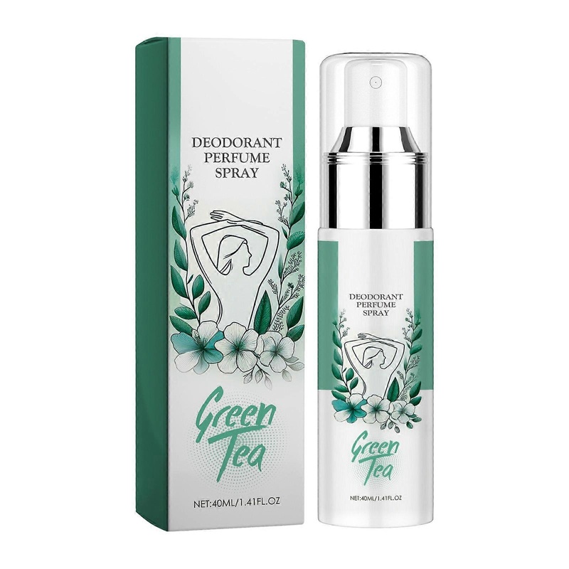 Armpit Deodorization Spray Clean And Refreshing Full Of Green Tea Aroma Skin Nourishing Mild And Non Irritating 40ml PU4928