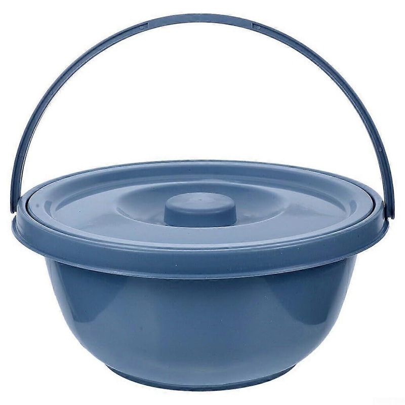 Hygienic chamber pot with handle, a  addition to any household looking for practical solutions.