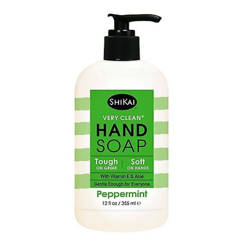 Shikai  Very Clean Hand Soap Peppermint, 12 Oz (Pack of 1)