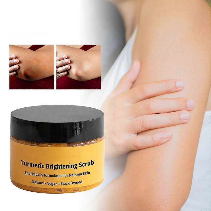 Turmeric and Vitamin C Body Scrub,Exfoliating Body Scrub,Improve Brown Spots and Acne for Body Butt Bikini Area