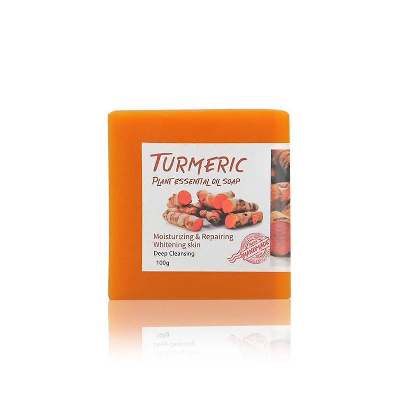 Turmeric Whitening Soap Brightening Skin Lighten Dark Spot Hand Soap Acne Scar Removal Cleaning Skin Travel Soap Skin Care