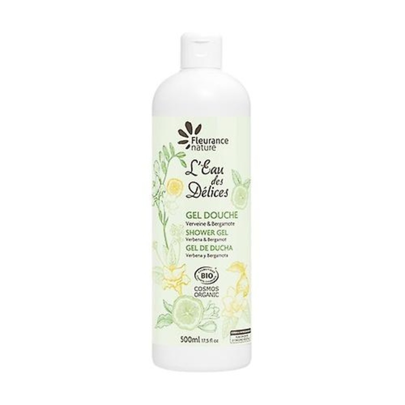 Verbena and bergamot shower gel 500 ml of gel