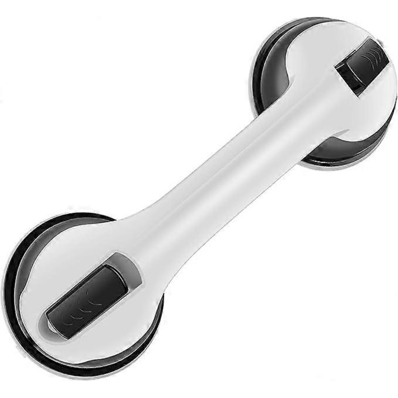 1/2 Piece Shower Handle with Suction Cup, Non-Slip Stable Bath Handle, No Drilling, Grab Bars for Seniors, Children, VC Grab Rail (2 Pieces)