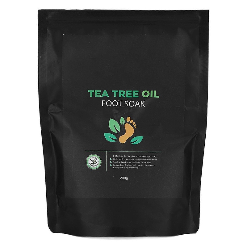 2025 Tea Tree Foot Soak Salt Eliminate Beriberi Moisturizing Exfoliating Feet Skin Salt 7.05oz