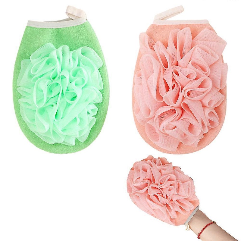 2pcs Bath Sponge Sponge Loofah Body Scrubber Shower Bubble Clean Loofah Sponge Shower for men Women