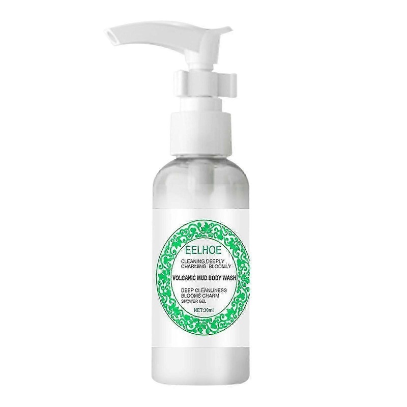 30ml Volcanic Mud Body Wash Deep Cleanliness Shower Gel Moisturizing Repairing Brighten Ski