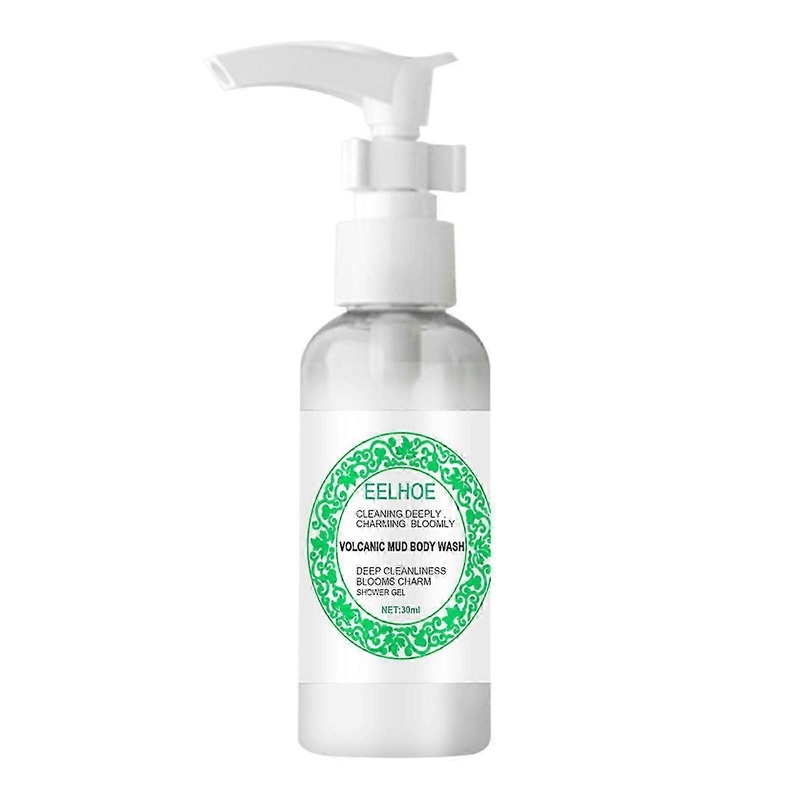 30ml Volcanic Mud Body Wash Deep Cleanliness Shower Gel Moisturizing Repairing Brighten Skin