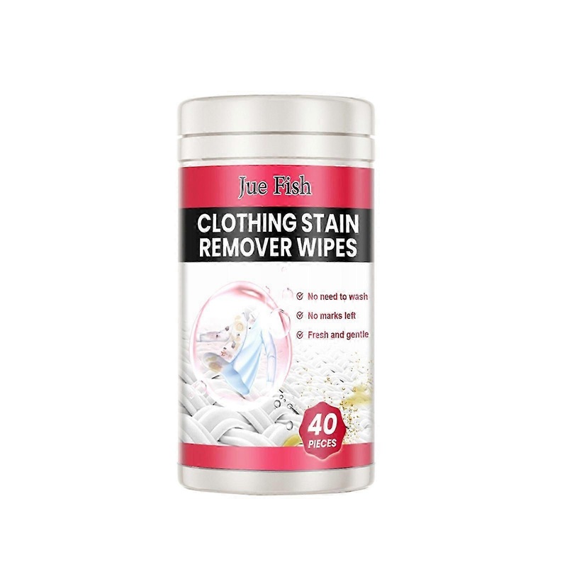 Clothes Cleaning Wipes, Individually Packaged Clothes Remover Wipes Cleaning Stain Down Removal Wet Wipes Jacket Wipes