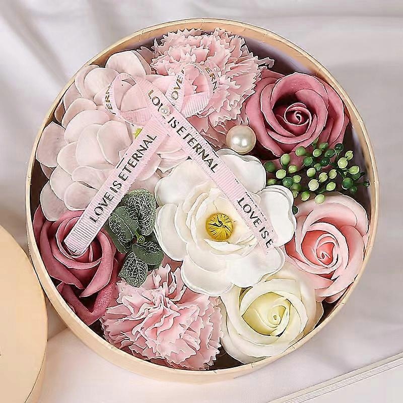 Flowerbox Box Soap Flowers Roses Romantic Valentine’s Day Gift