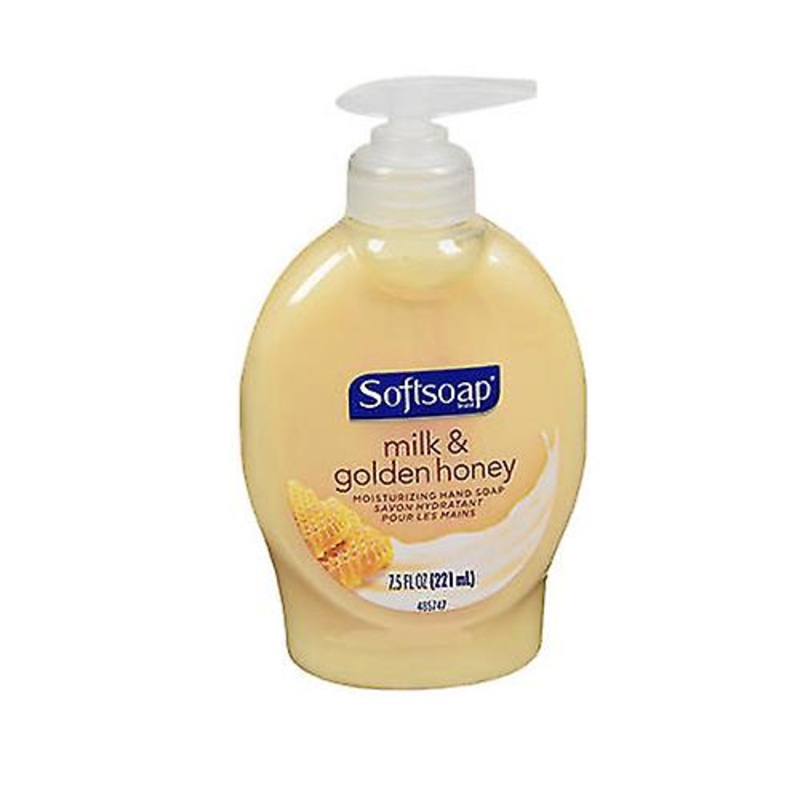 Softsoap  Moisturizing Liquid Hand Soap, Milk Protein and Honey 7.5 oz (Pack of 2)
