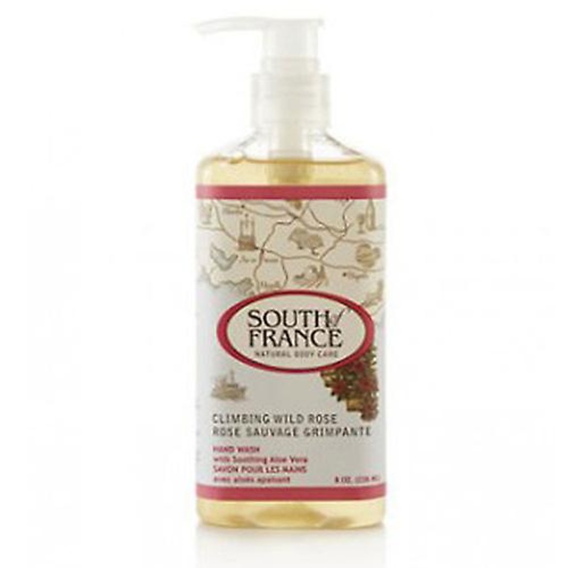 South Of France Soaps Hand Wash, Climbing Wild Rose 8 fl oz (Pack of 6)
