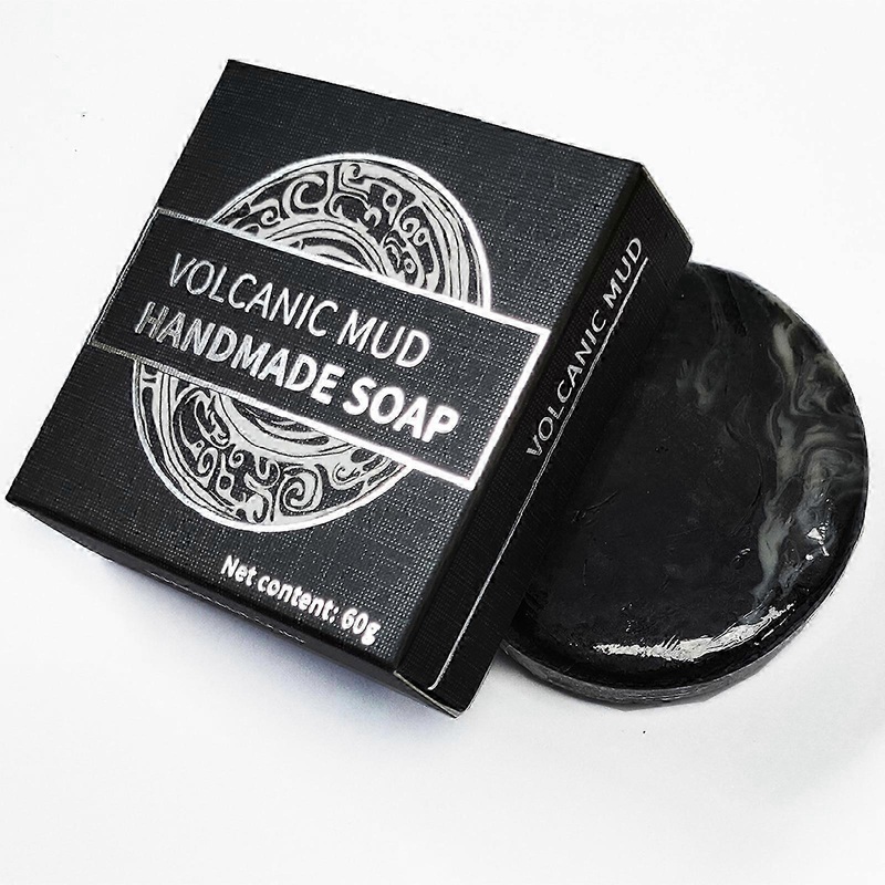 Volcanic Mud Face Soap, Natural Volcanic Mud Soap, for Cleaning, Exfoliating, Detoxifying Face & Body
