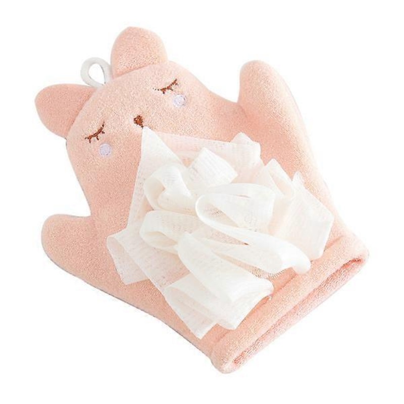 1 pc Mesh Bath Glove, Random Color, Spa, Cute Shower Ball