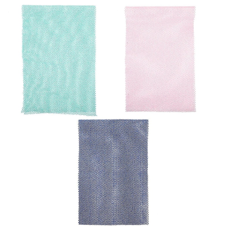 3Pcs Bathroom Body Scrubber Convenient Back Scrubber Shower Washcloth Exfoliating Body Scrubber