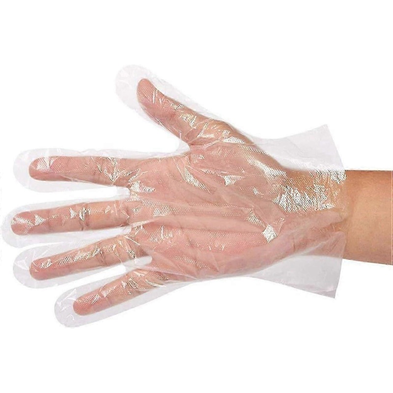 1000 Pcs Thin Disposable Gloves Eco-Friendly Plastic Clear Gloves
