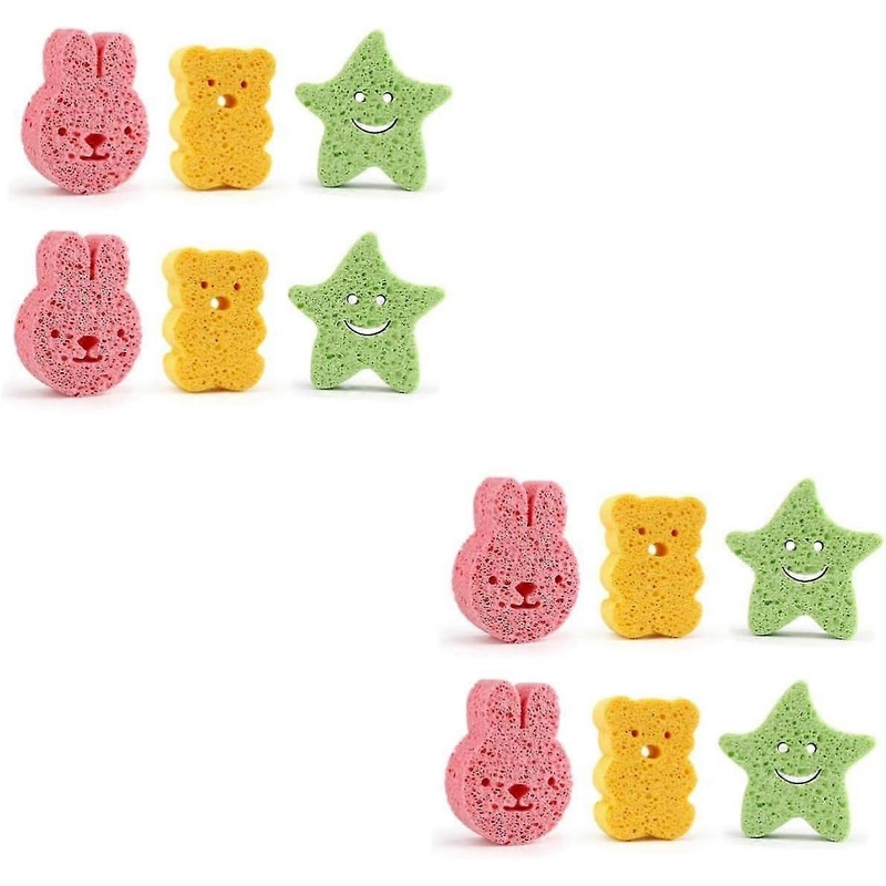 12 Pack Body Loofah Sponge Bath Sponge for Shower Cleaning Sponge Animal Bath Sponge for Cleaning Bathroom Scrubber