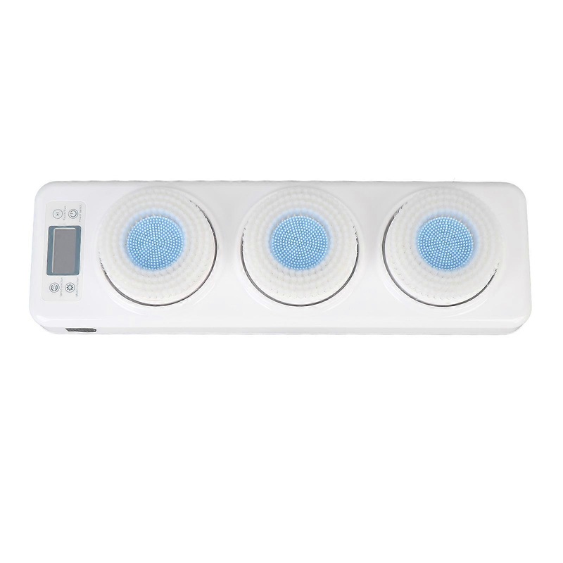 Wall Mounted Electric Body Brush with 3 Rotating Heads 2600mAh