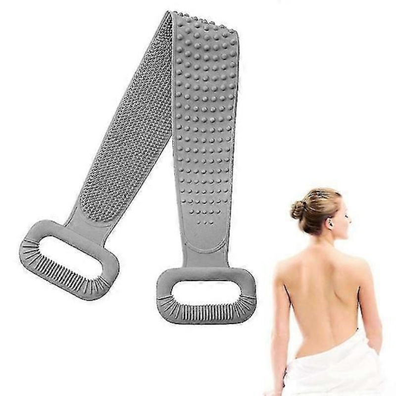1 pc – Silicone shower brush, back, suitable for shower, exfoliating body brush, back cleaner, comfortable massage for men and women